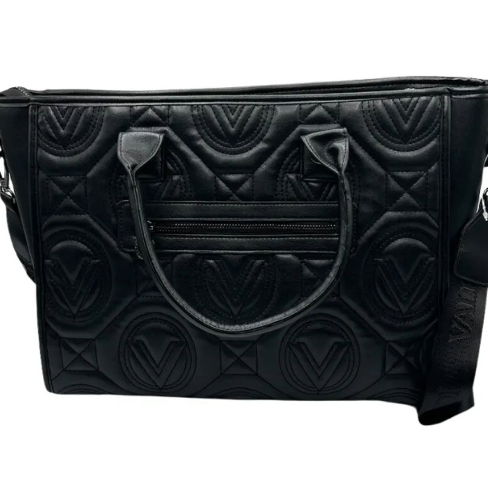 Quilted Tote/Cross body XL Taupe or Black NWT - Picture 4 of 6